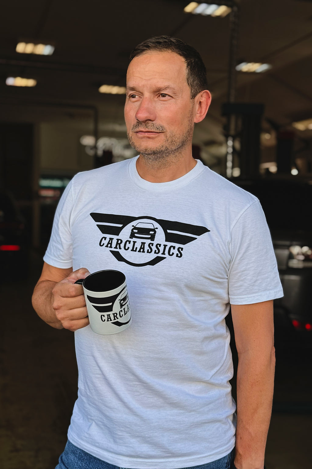 Carclassics Fekete Belsőjű Bögre