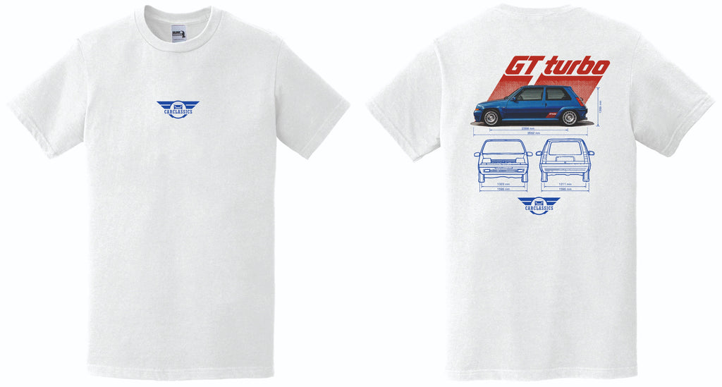 Carclassics Renault GT Turbo Kereknyakú Póló