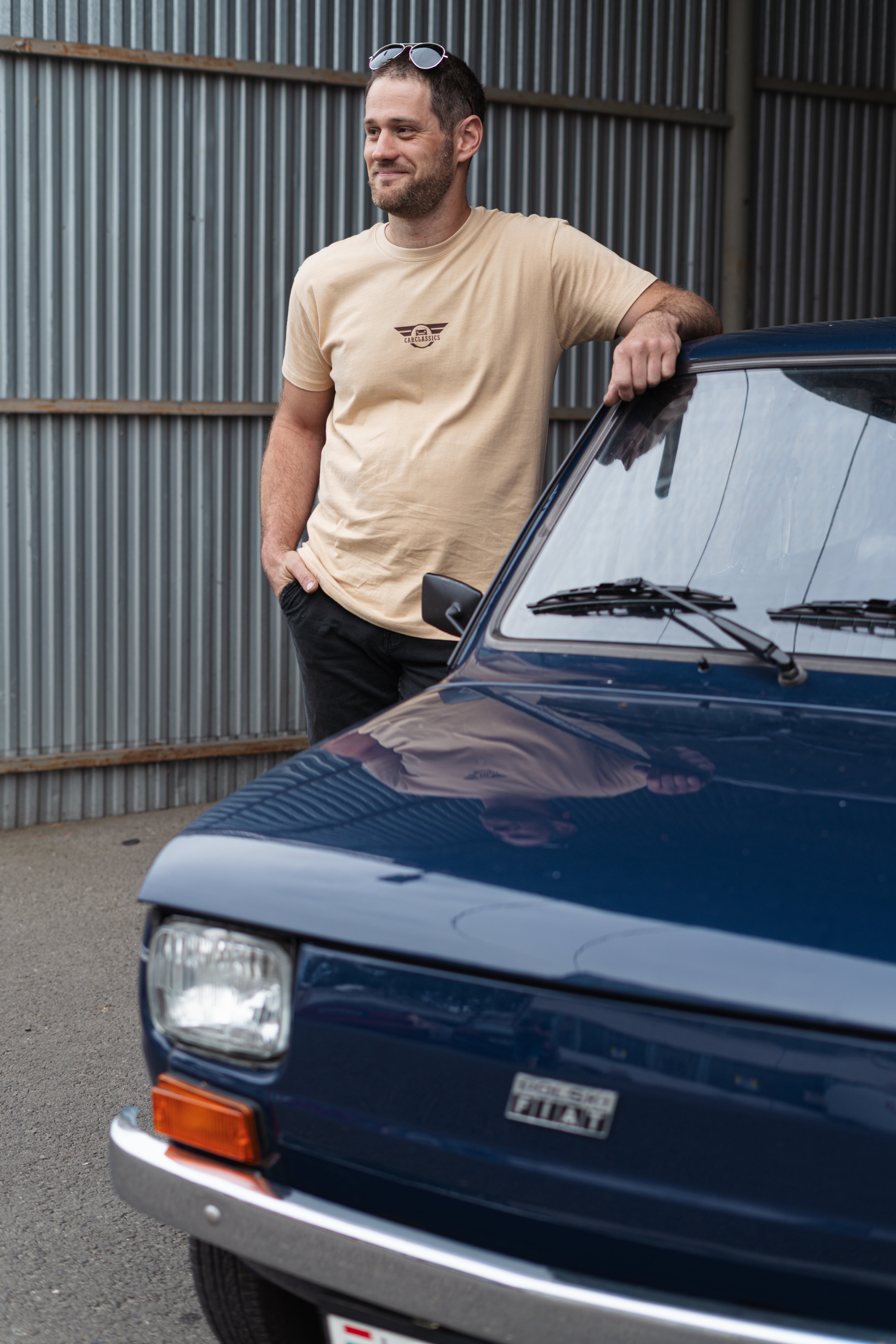 Carclassics Polski 126 P Kereknyakú Póló