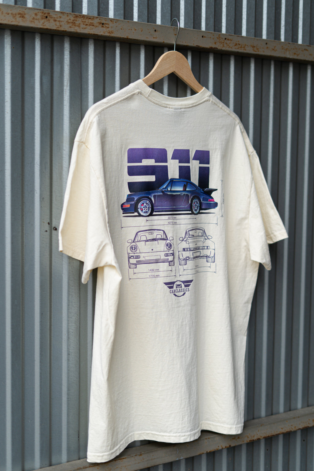 Carclassics Porsche 911 Kereknyakú Póló