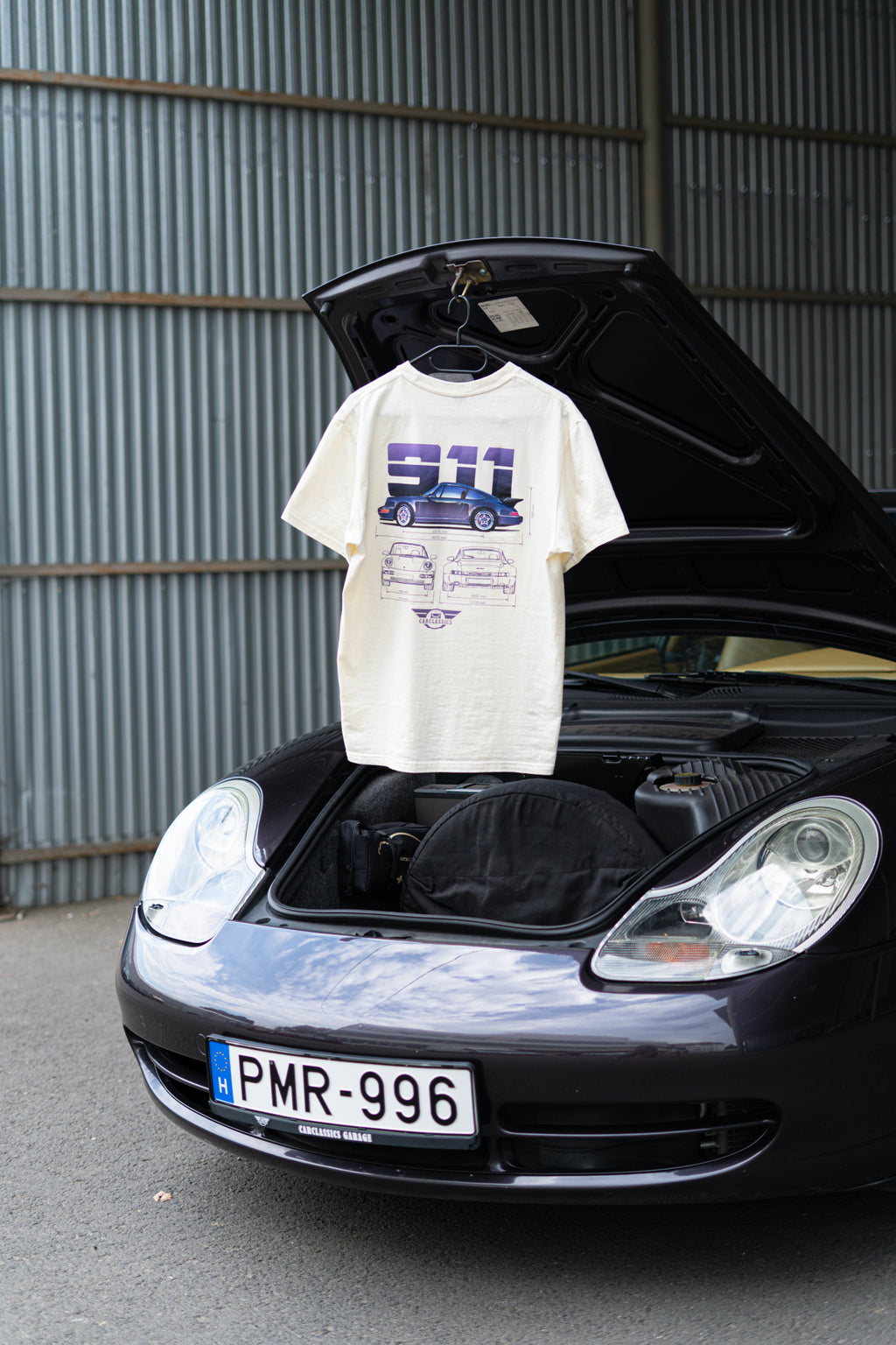 Carclassics Porsche 911 Kereknyakú Póló