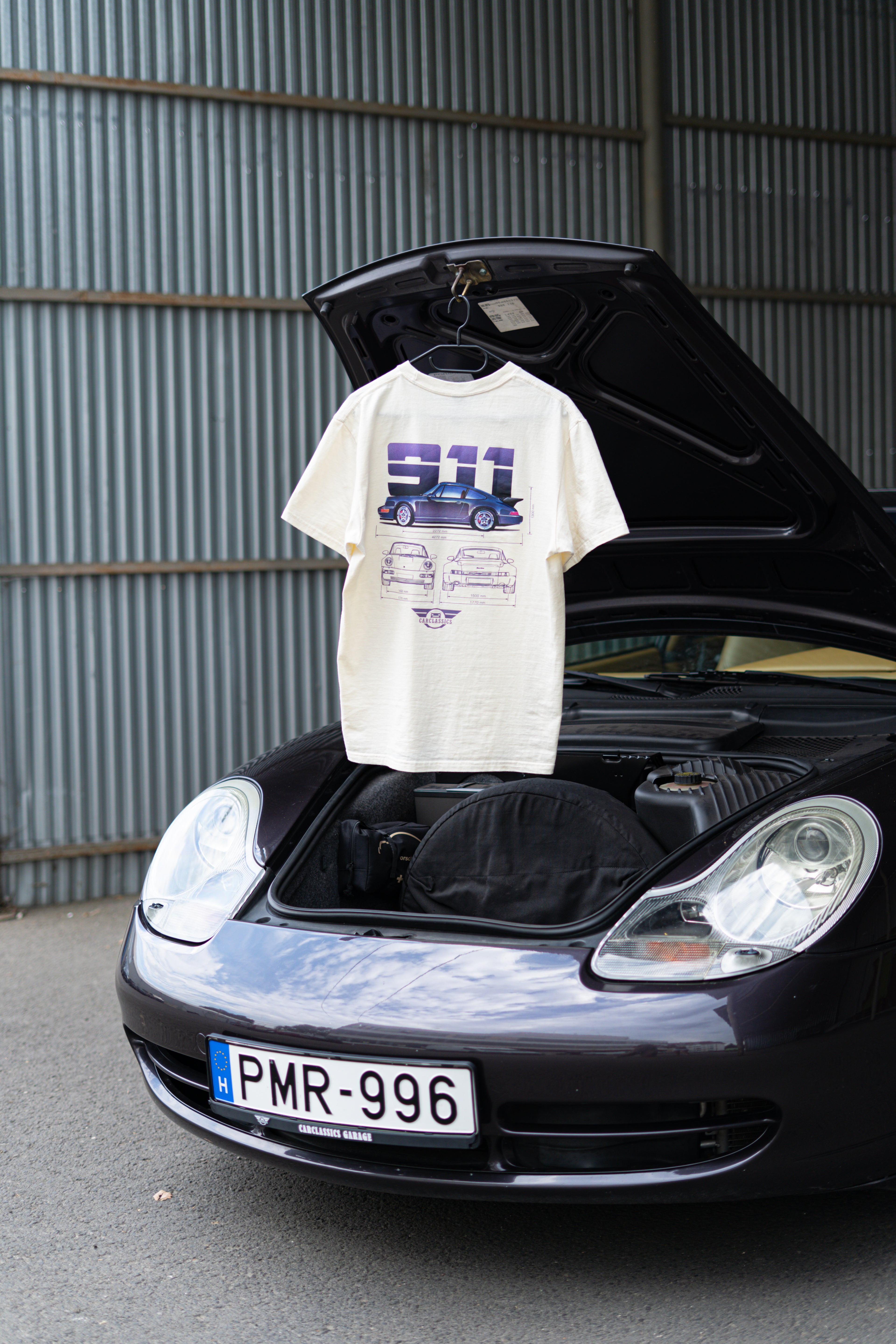 Carclassics Porsche 911 Kereknyakú Póló