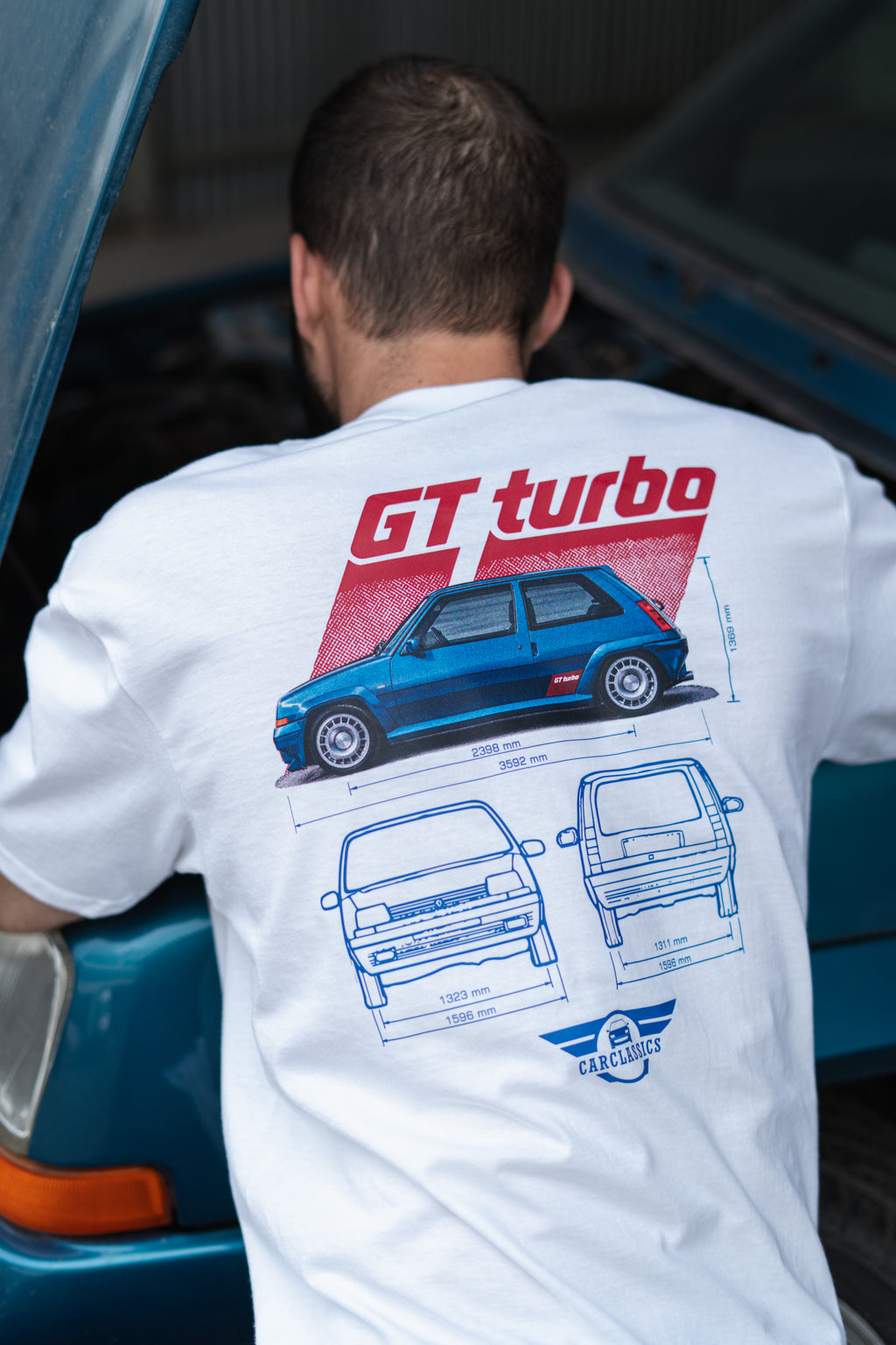 Carclassics Renault GT Turbo Kereknyakú Póló