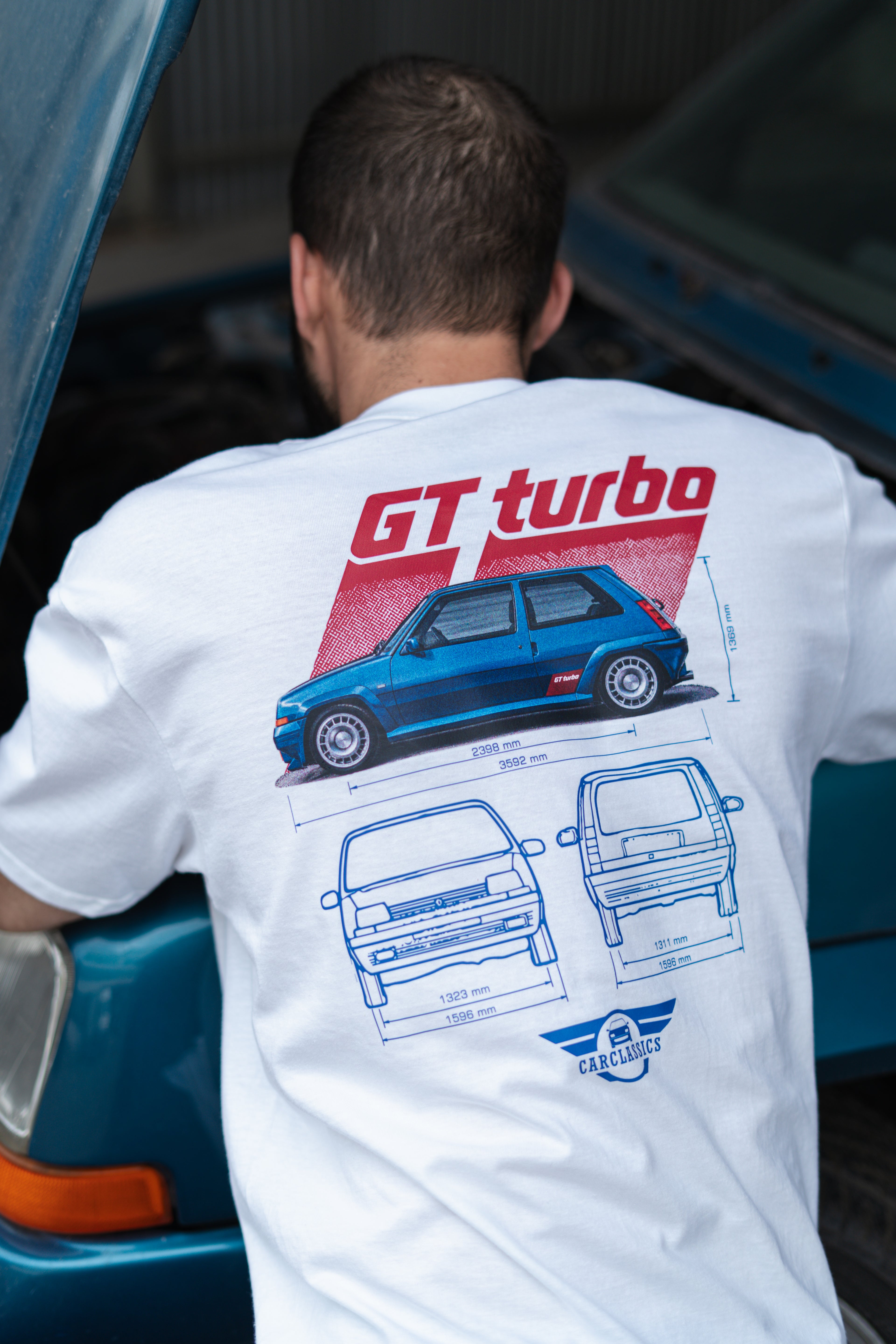 Carclassics Renault GT Turbo Kereknyakú Póló