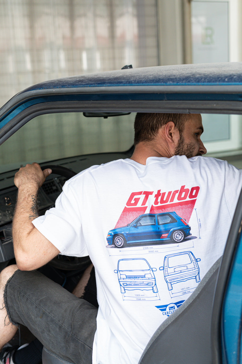 Carclassics Renault GT Turbo Kereknyakú Póló