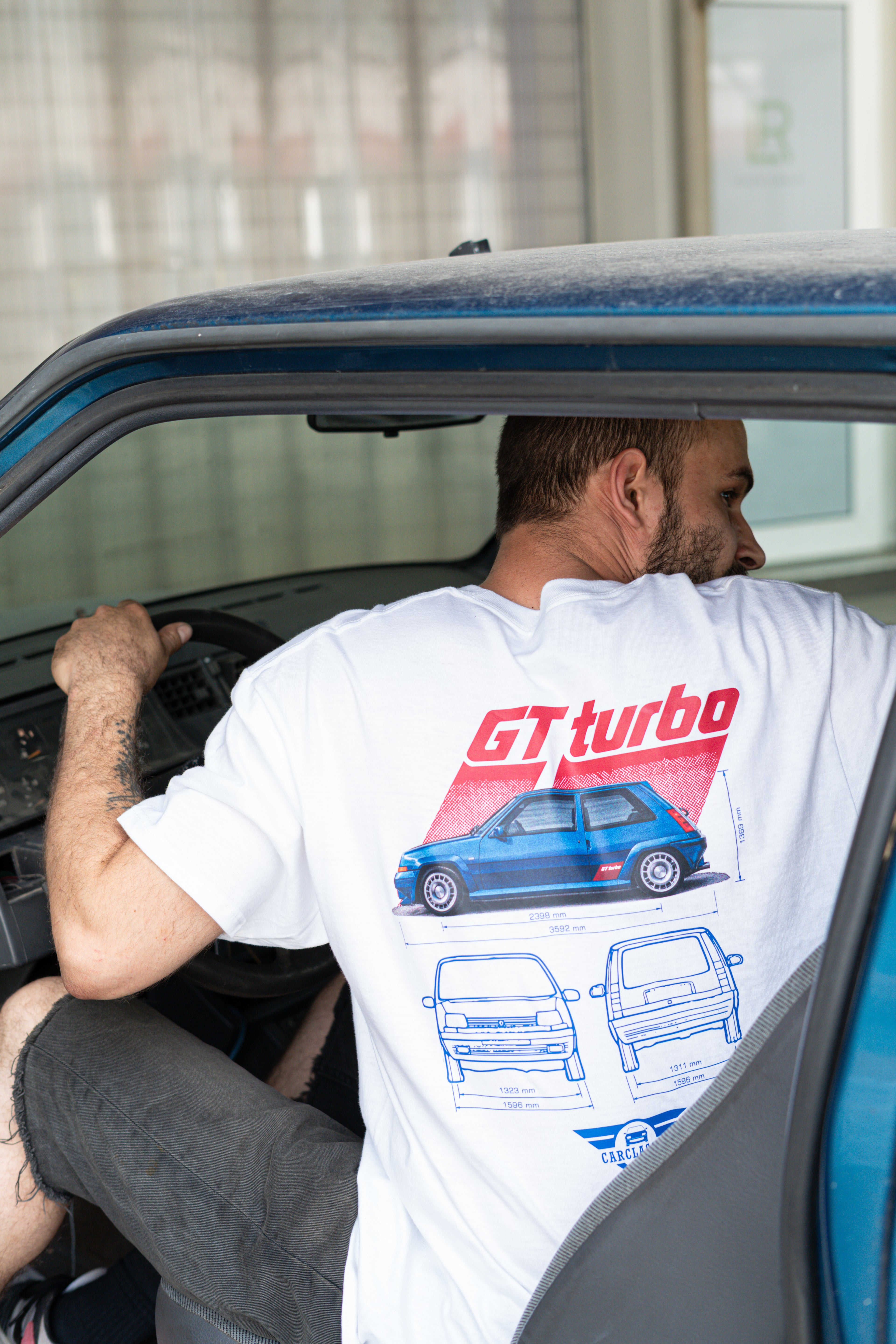 Carclassics Renault GT Turbo Kereknyakú Póló