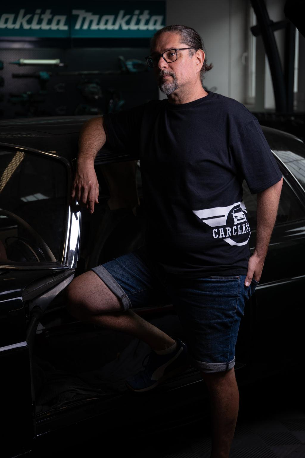 Carclassics Logó Kereknyakú Póló